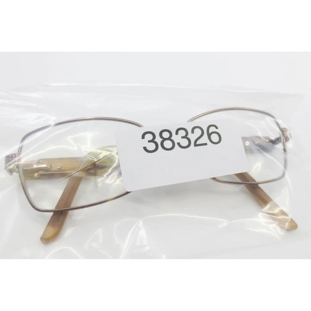 Sophia Loren Beau Rivage 79 Zyloware Eyeglasses Bronze Tan Crystal 097 135mm